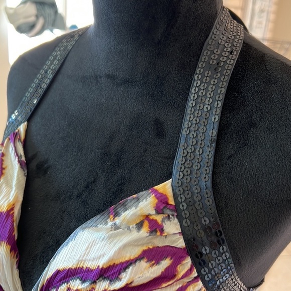 EUC Bebe silk dress size S - Picture 15 of 16